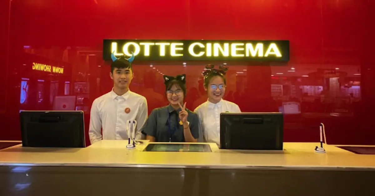 Dịch vụ chuyên nghiệp tại Lotte Cinema