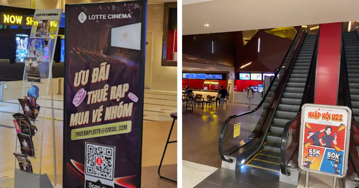 Một số hình ảnh ưu đãi tại Lotte Cinema