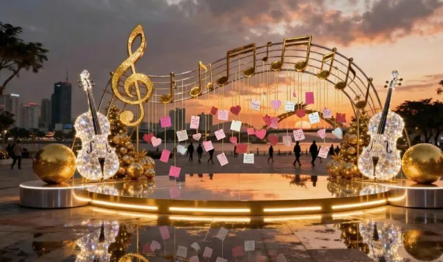 Các không gian check-in chào năm mới